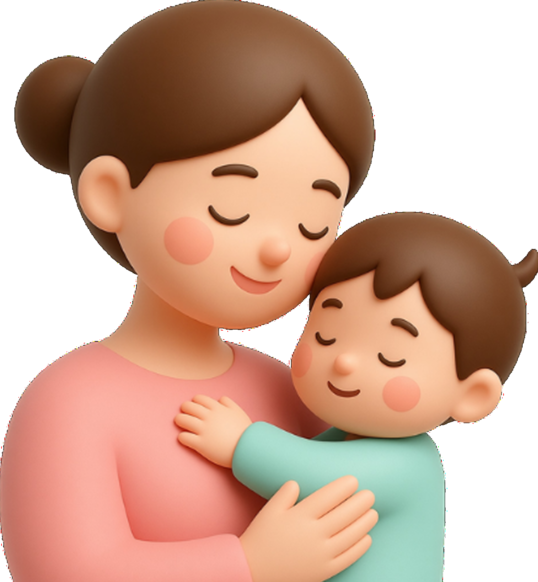 SiCubit Logo Maskot Ibu dan Anak